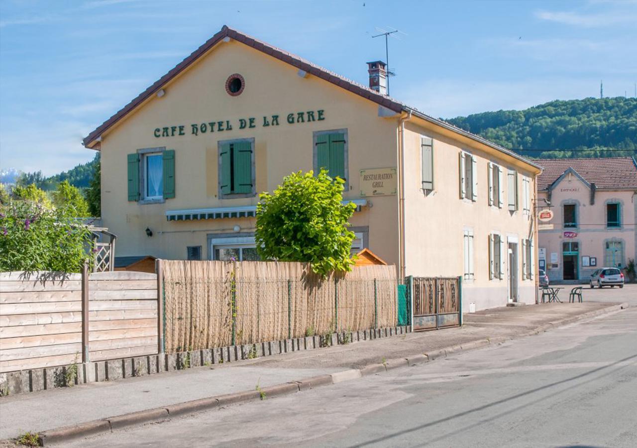 Café Hôtel de la Gare Champagnole Exterior foto